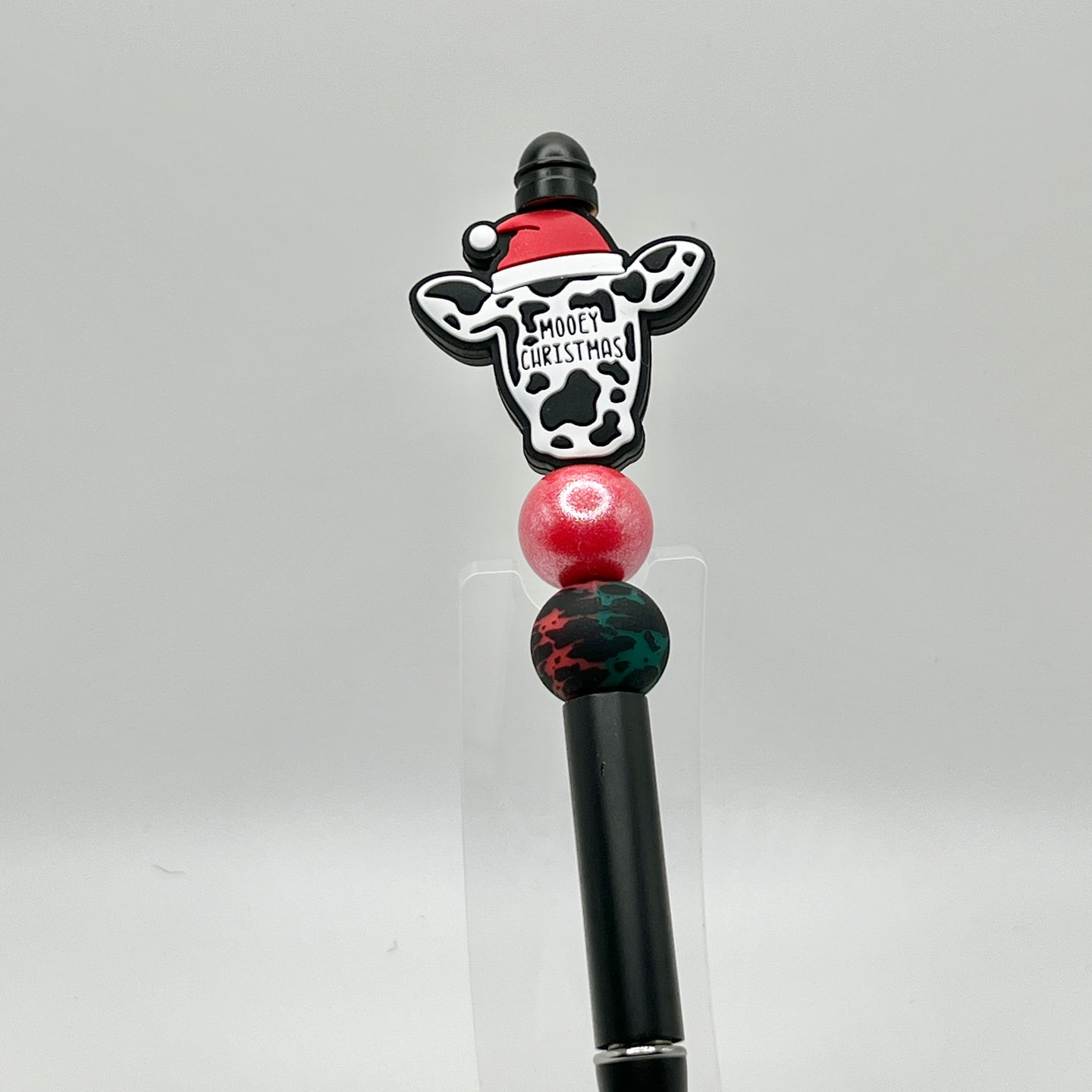 Red Mooey Christmas Metal Pen